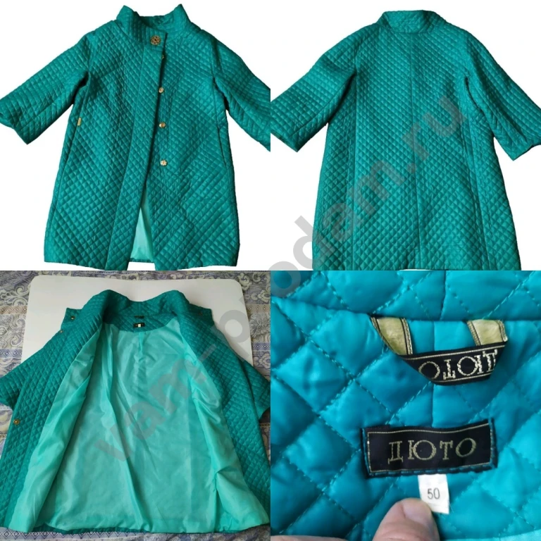 Плащ женский демисезонный прямого силуэта с поясом, воротник стойка, рукав 3/4.