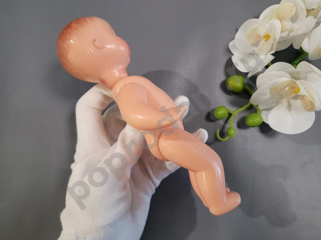 Кукла пупс СССР девочка пластик 18 см