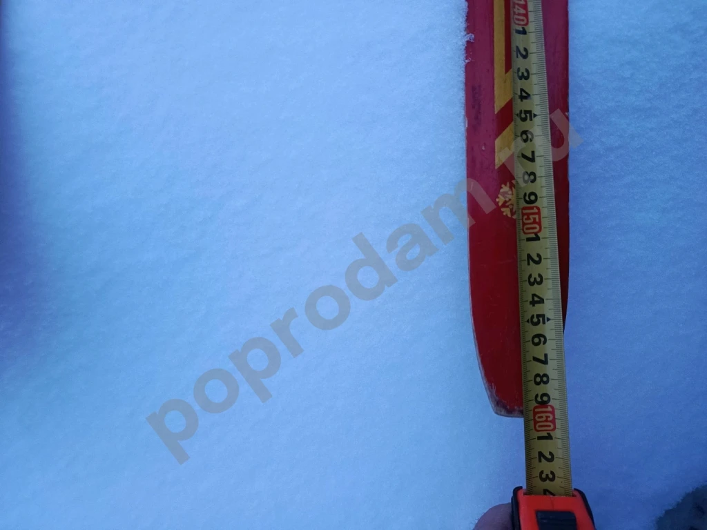 Лыжи учебные СССР с креплением. На этих лыжах удобно учиться кататься или ходить