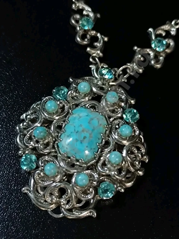 Длинное Колье. Чехия. Jablonex. Винтаж. Пекинское Стекло.