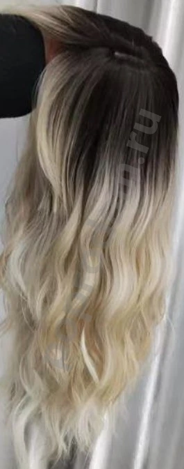 Парик карамельный блонд новый