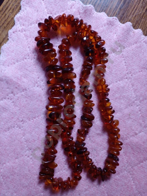 Бусы янтарь
