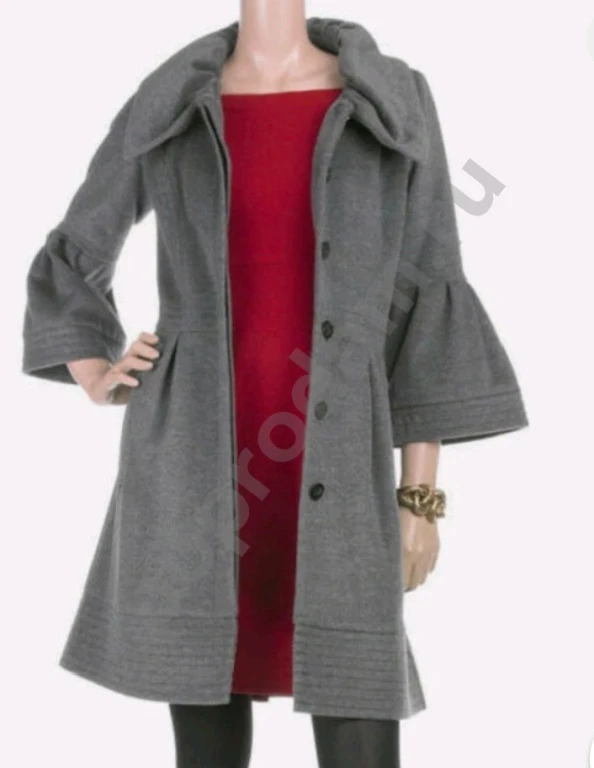 Пальто натуральная шерсть с подкладкой из шелка