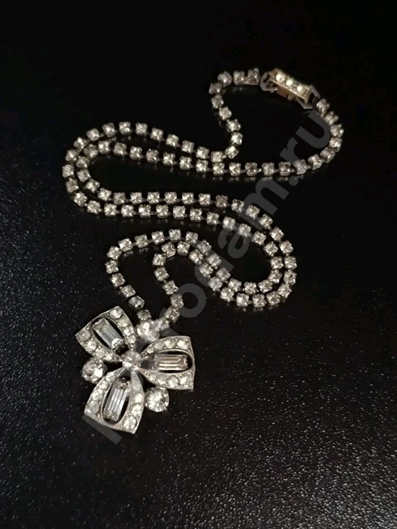 Колье. Чехия. Jablonex. Винтаж. Стекло.