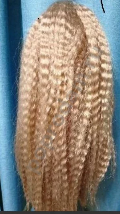 Парик афро блонд новый