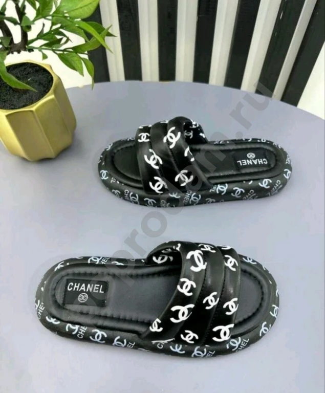 Женские шлепки CHANEL