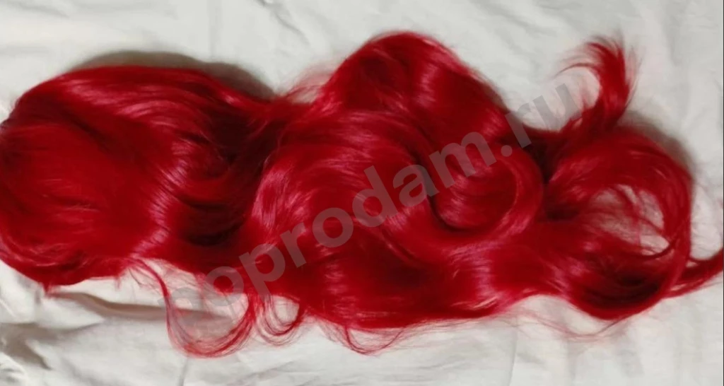 Парик красный новый
