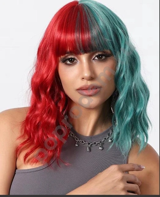 Парик разноцветный новый