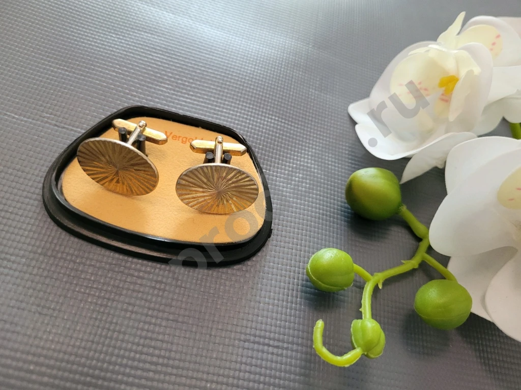 Запонки ссср vergoldet гдр позолота