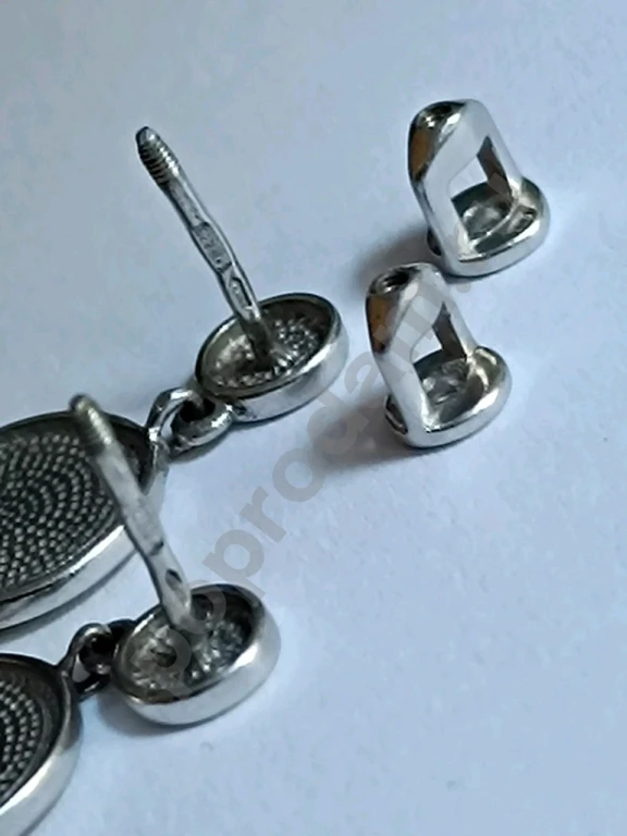 Крупные Серьги. Серебро 925 пробы.