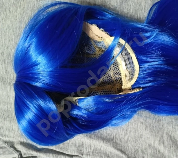 Парик синий новый