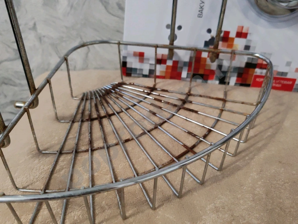 Угловая полка для ванной