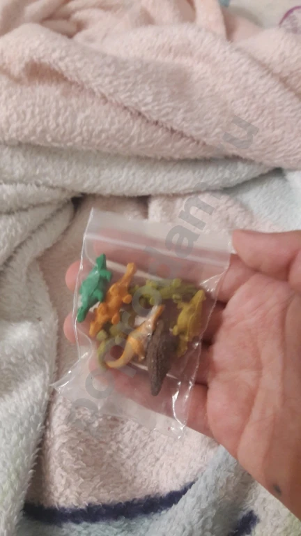 Мини динозавры ластики