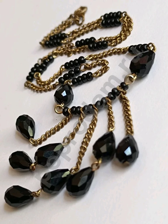 Колье. Чехия. Jablonex. Винтаж. Стекло, Латунь.