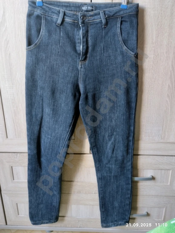 Джинсы женские, утеплённые