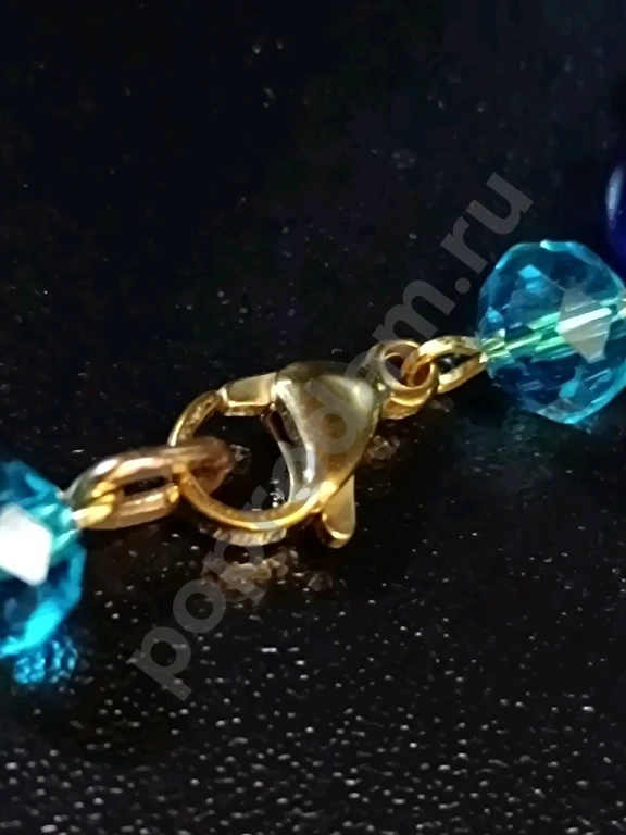 Бусы Цепочка с Подвеской. Italia Independent. Стекло.