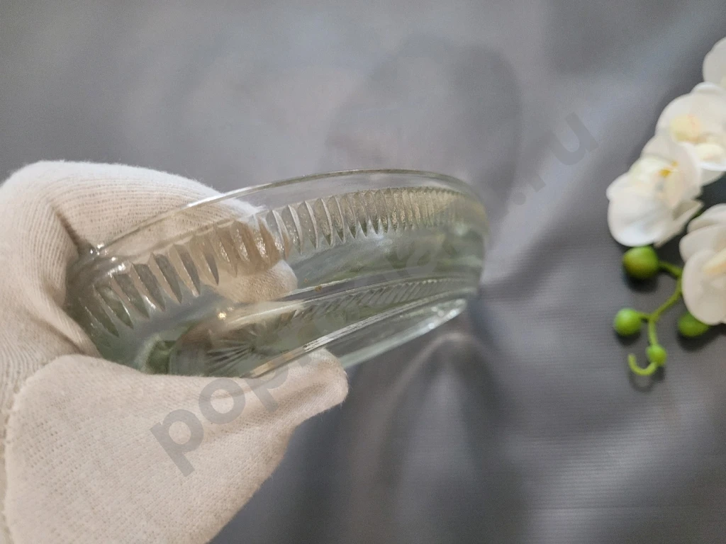 Селедочница / шпротница стекло СССР