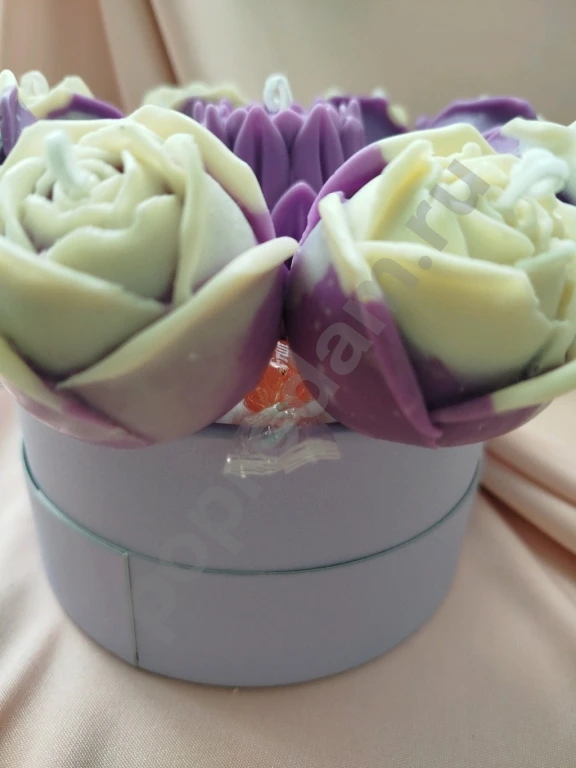 Свечи букет праздник