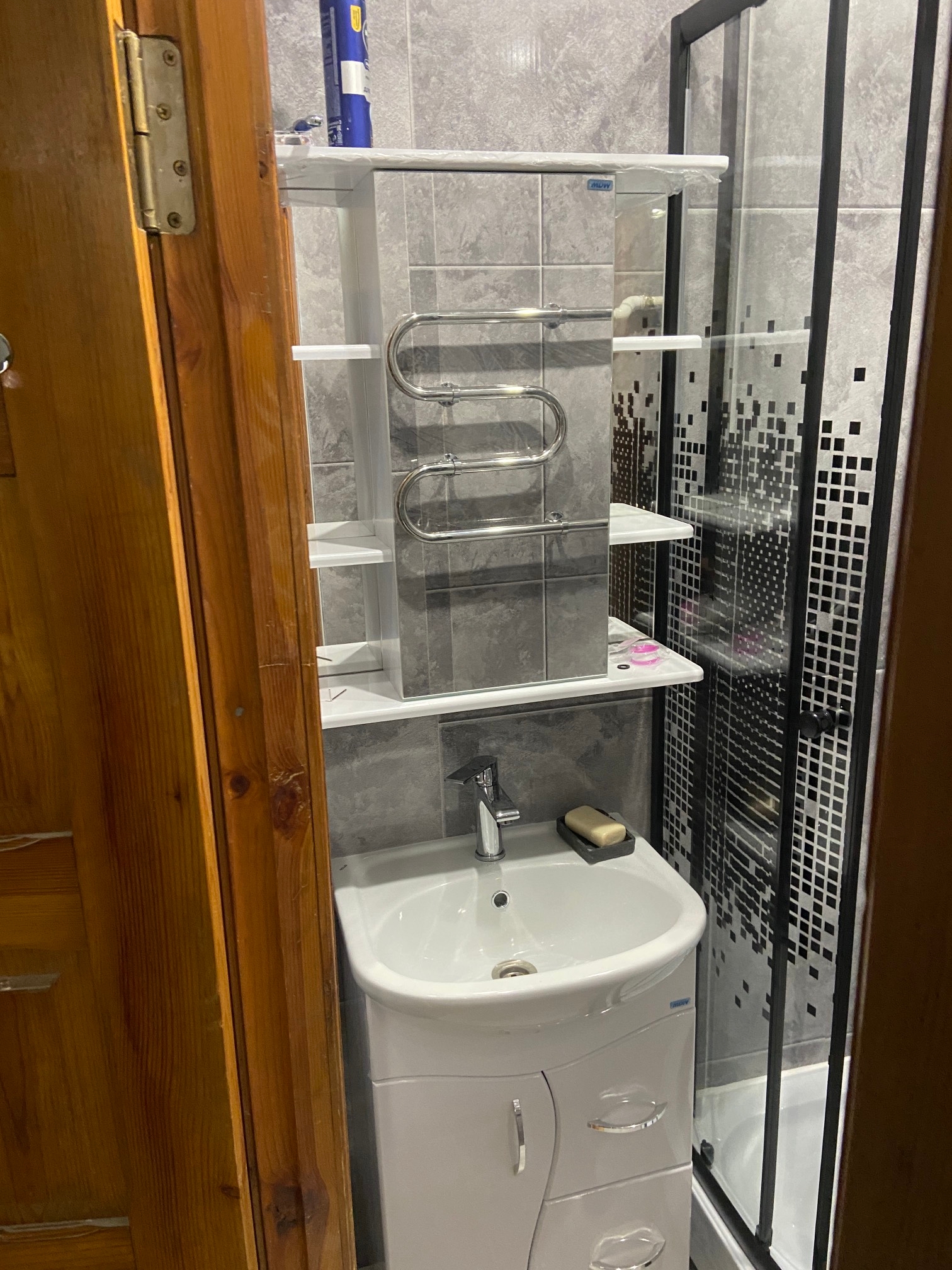 Ремонт ванных комнат, санузлов: Ванная панелями (вместе с материалом)