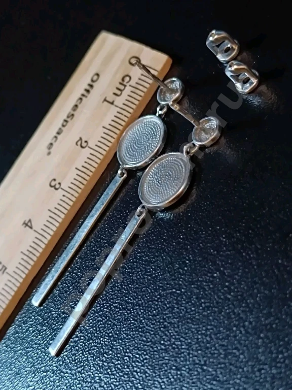 Крупные Серьги. Серебро 925 пробы.