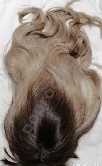 Парик волнистый блонд новый