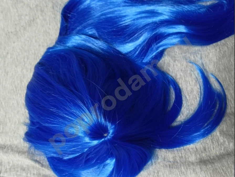 Парик синий новый