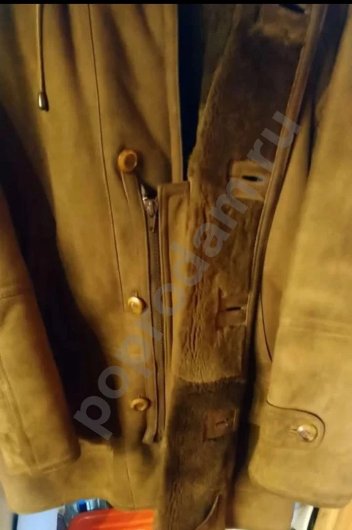 Дубленка натуральная мужская 52-54