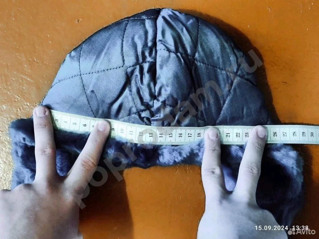 Шапка ушанка детская натуральный мех Литва СССР