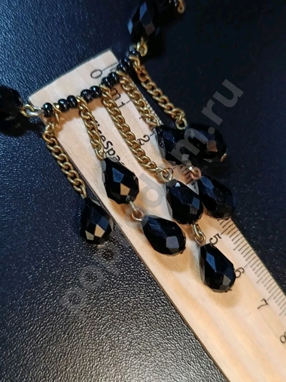 Колье. Чехия. Jablonex. Винтаж. Стекло, Латунь.