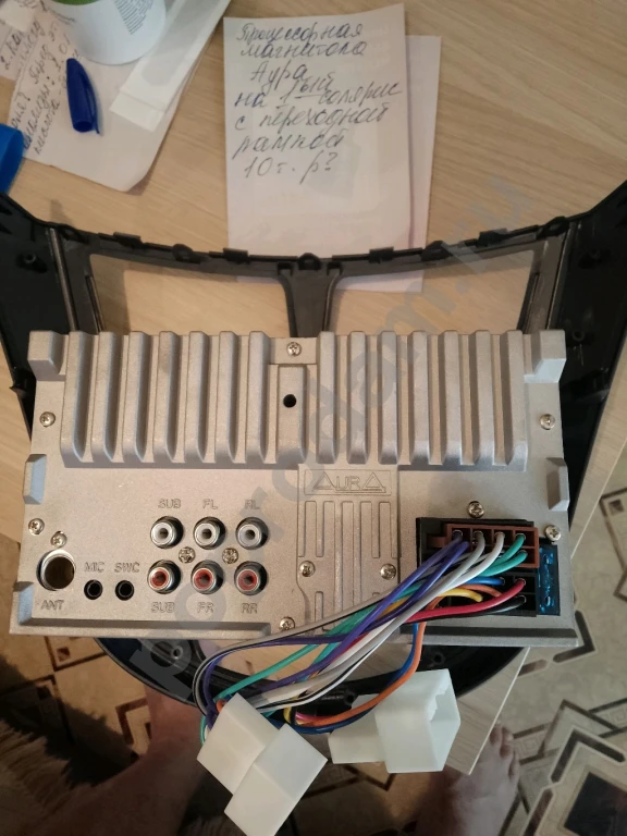 Магнитола аура-772 Хендай Солярис.