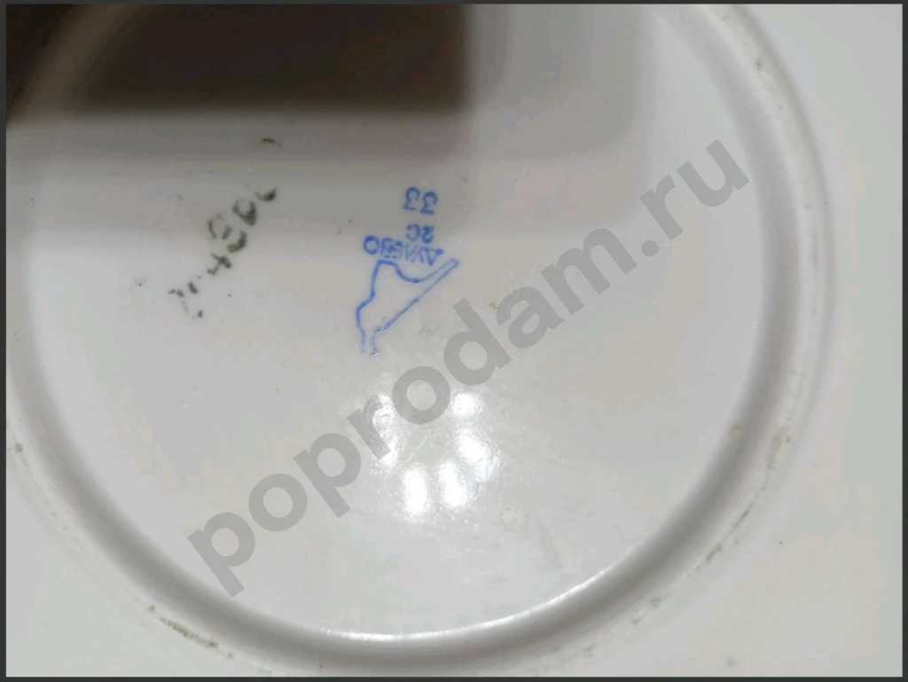 Большое Блюдо Мейсенский букет Дулево