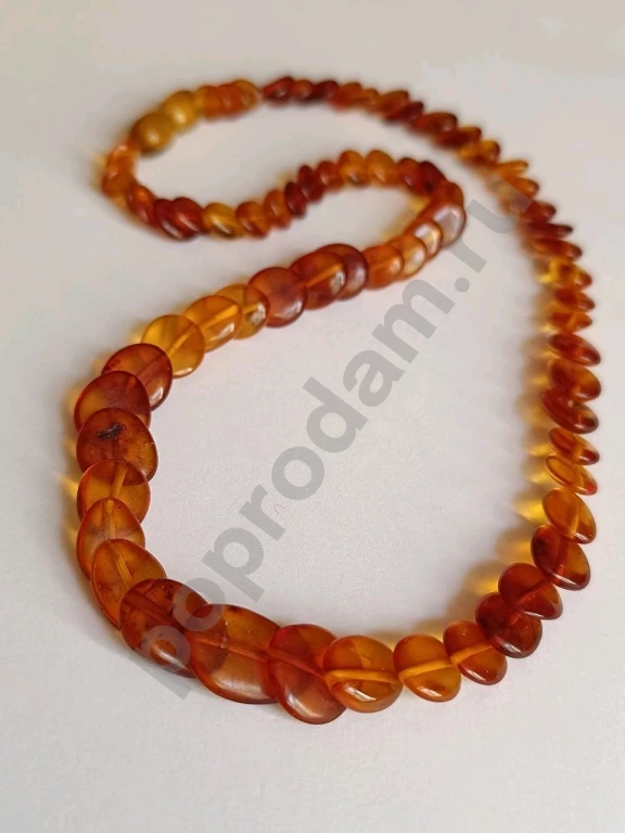 Бусы. Винтаж СССР. Натуральный Янтарь.