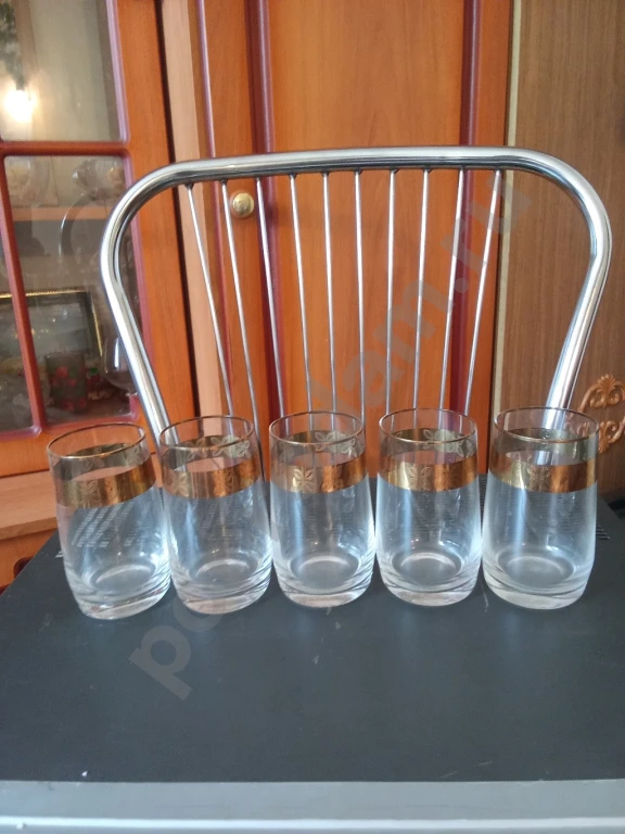 Стаканы 5штук.Чехословакия.Ледницке Ровне