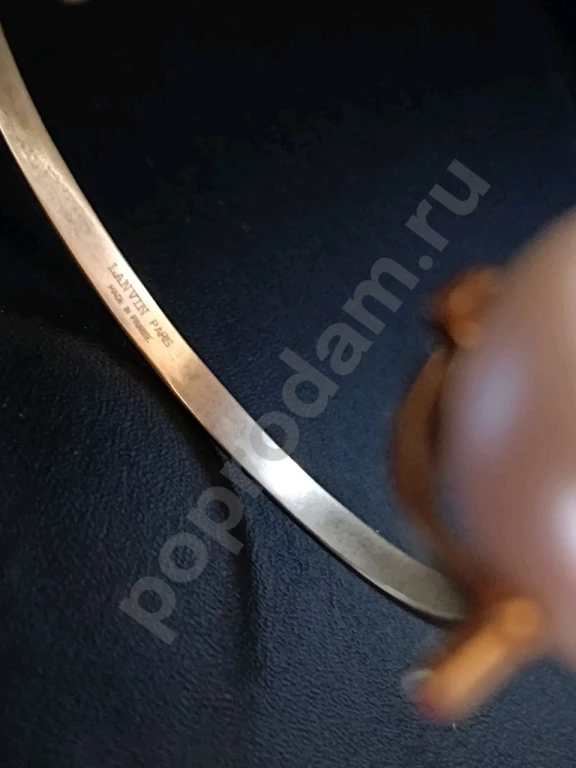 Lanvin. Крупный Браслет. Оригинал. Маркировка. Франция.