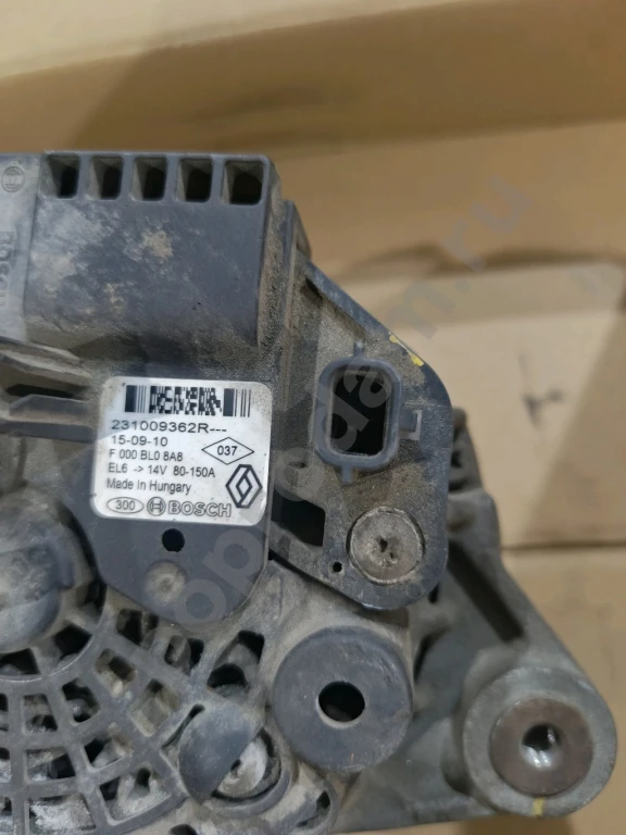 Генератор Рено Дастер Ниссан Террано