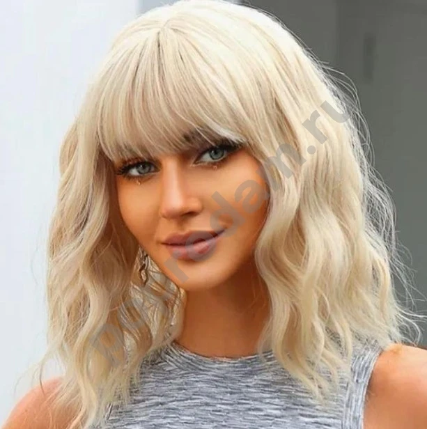 Парик короткий блонд новый