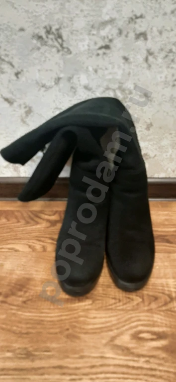 Сапоги женские зима, натуральная замша , размер 39.