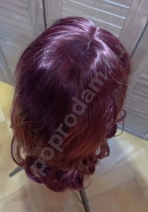 Парик бордовый новый