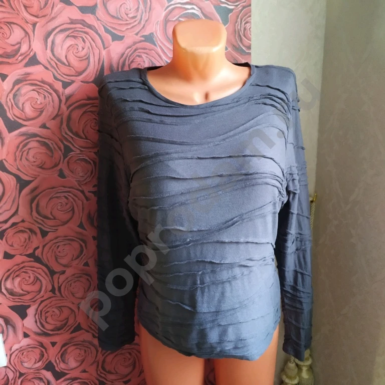 Кофточка женская 50 хлопок Salfiero серая