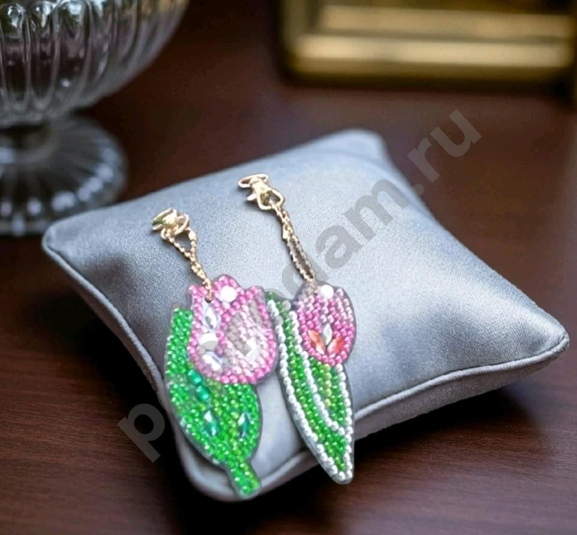 Тюльпан брелок двухсторонний