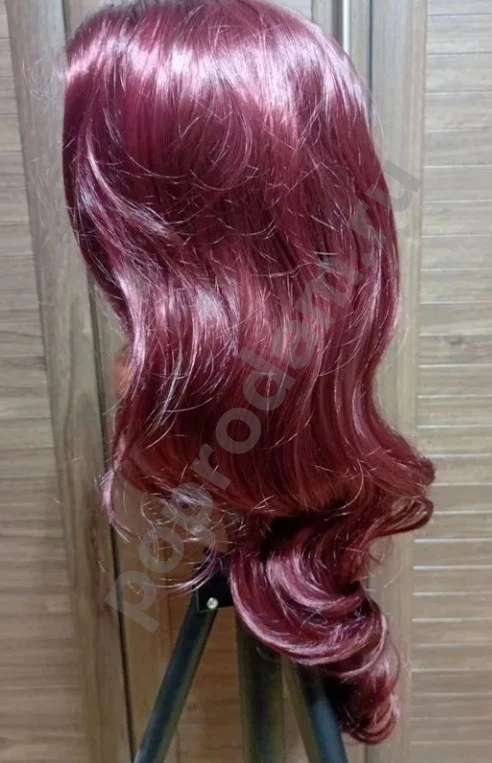 Парик бордовый новый