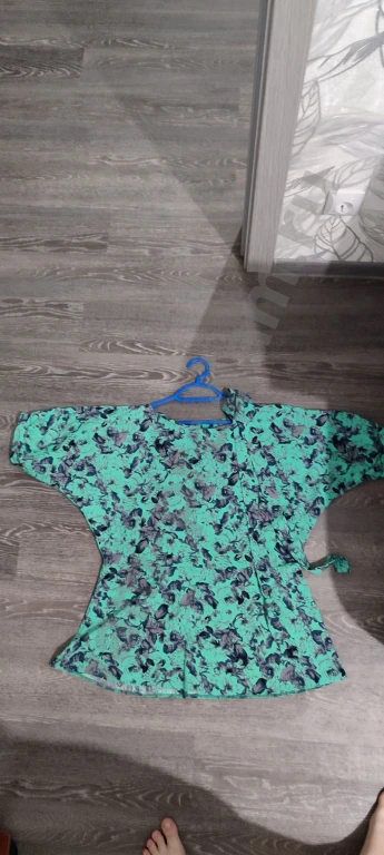 Рубашка женская с поясом, размер 48-50