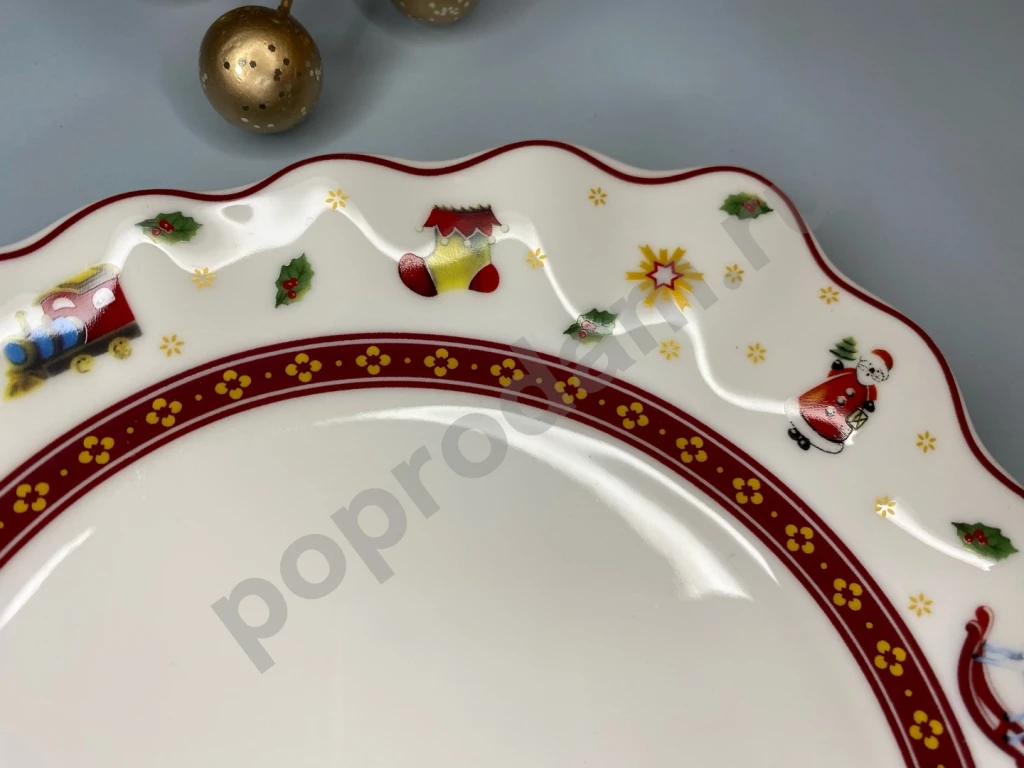 Новогодняя тарелка Lenardi