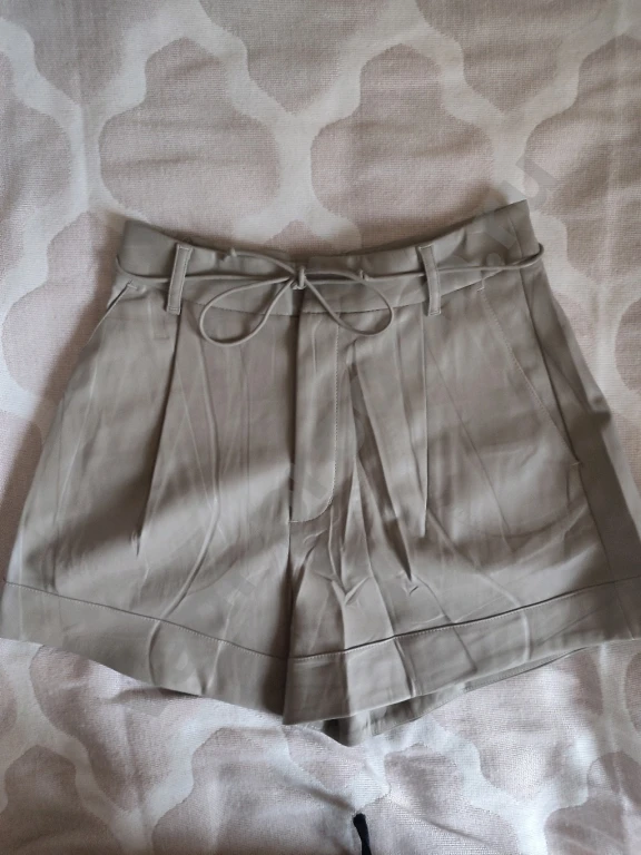 Шорты из искусственной кожи с ремнем Lime