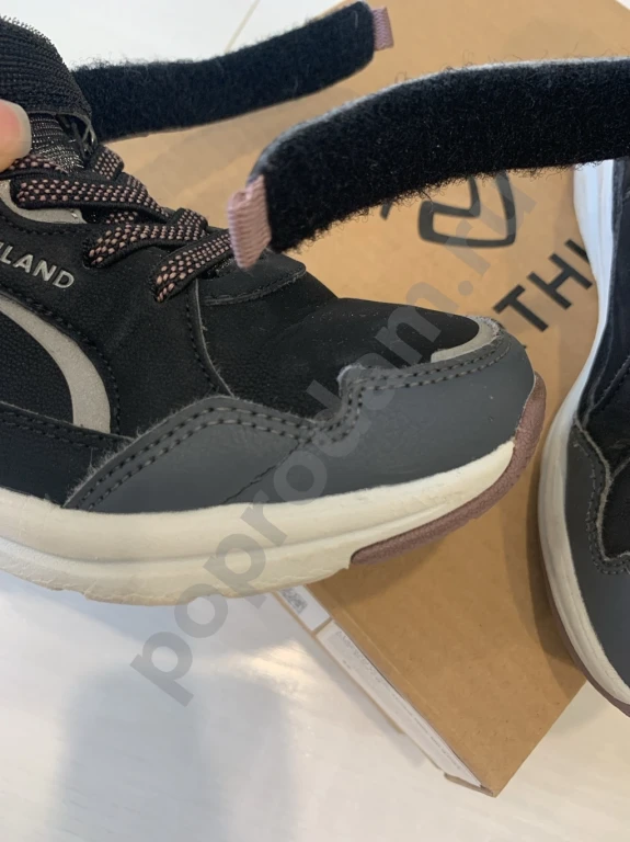 Ботинки осенние для девочки утепленные размер 32