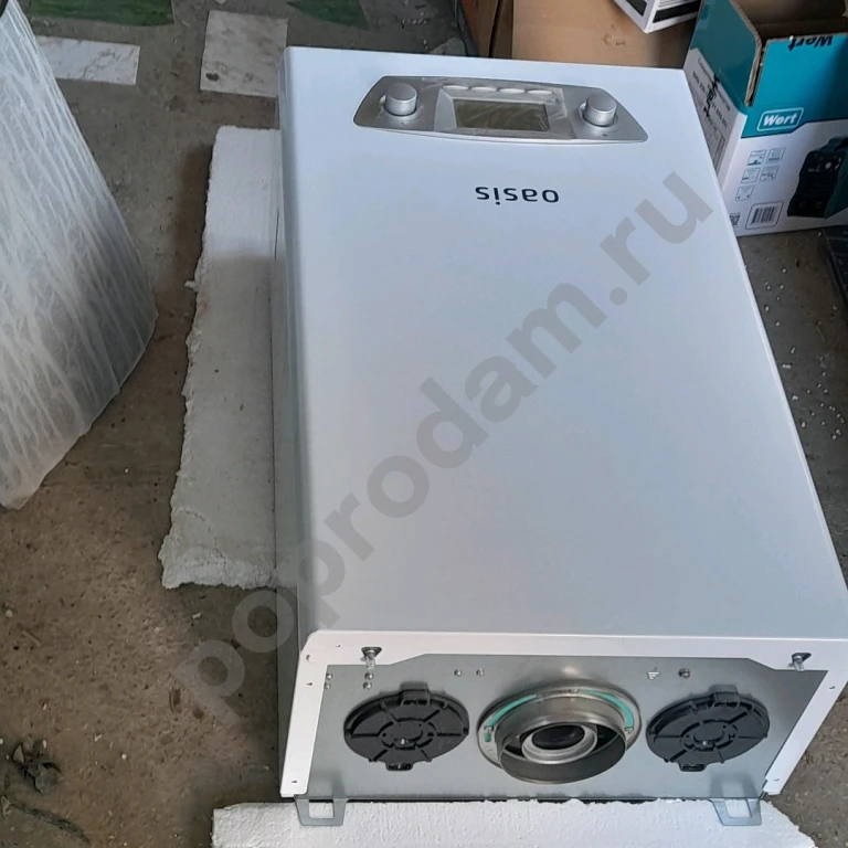 Газовый двухконтурный котел турбированный