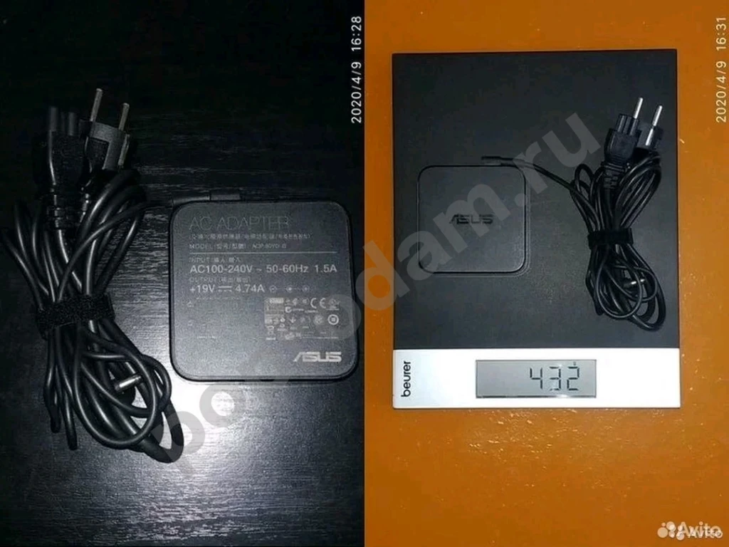 Блок питания для ноутбука Asus ADP-90YD B оригинал