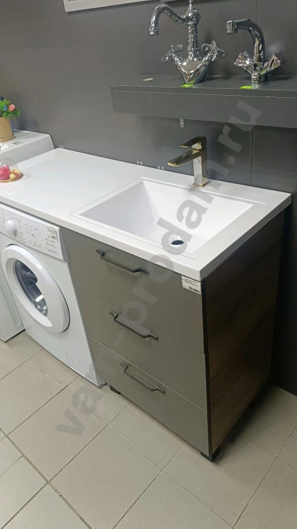 Раковина над стиральной машинкой 80