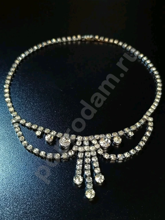 Колье. Чехия. Jablonex. Винтаж. Стекло.