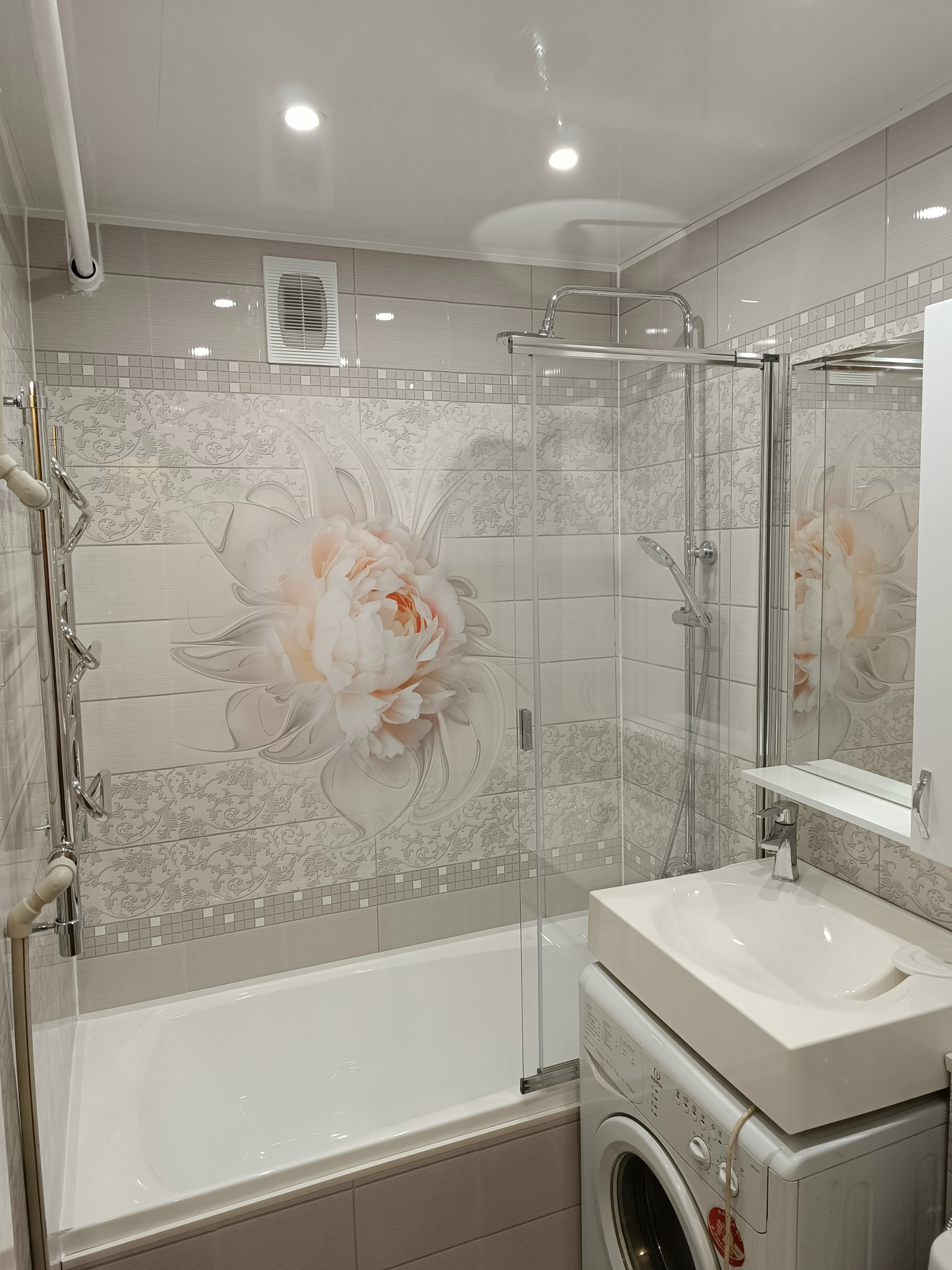 Ремонт ванных комнат, санузлов: Санузел панелями (вместе с материалом)